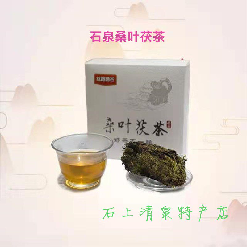 陕西特产桑叶茯茶安康霜桑叶