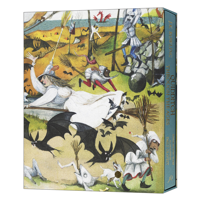 英文原版 Quidditch Through the Ages Illustrated Edition 神奇的魁地奇插图版 豪华礼盒装 英文版 进口英语原版书籍儿童图书
