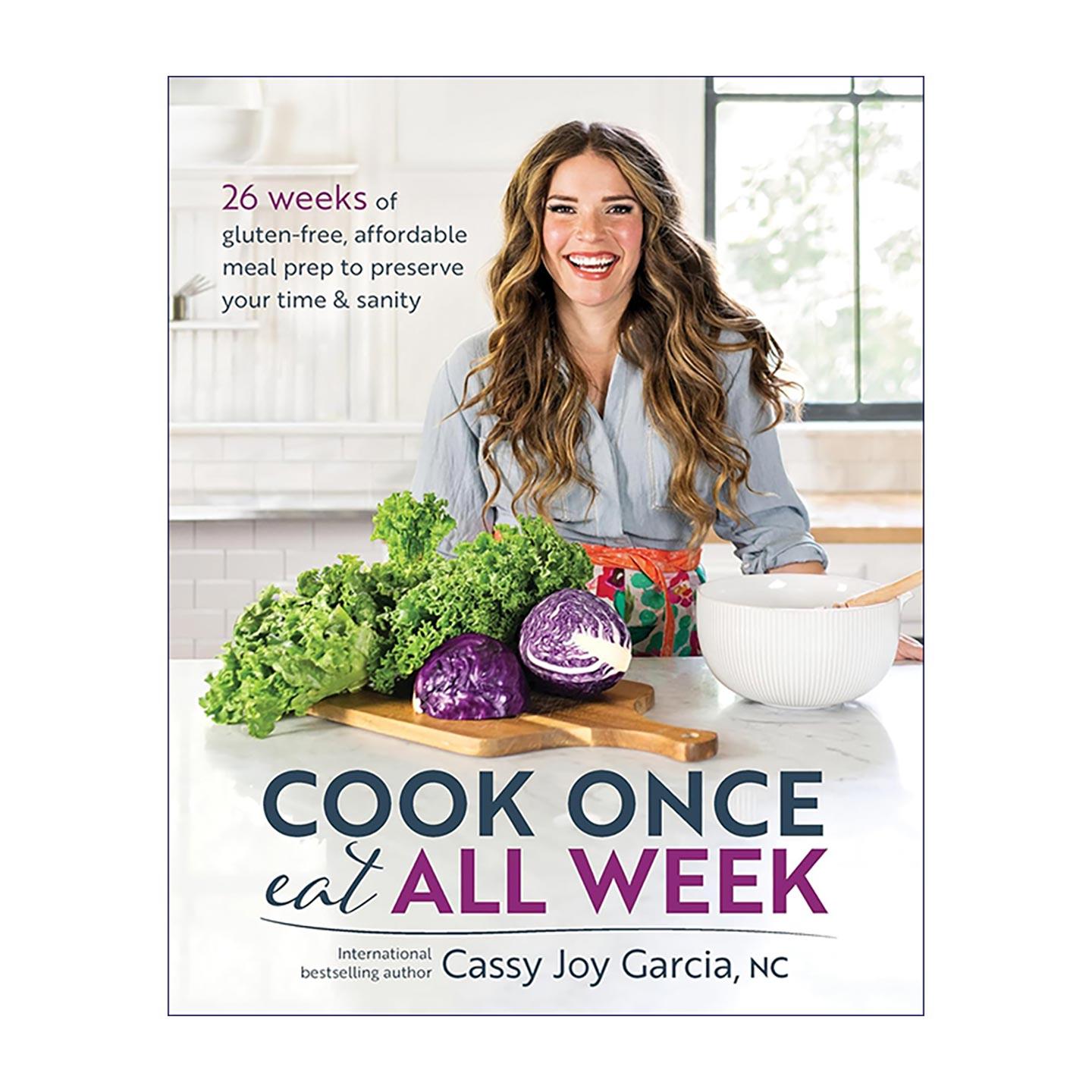 英文原版 Cook Once Eat All Week 懒人高效备餐秘籍 26周无麸质平价食谱 省时省力轻松搞定三餐 英文版 进口英语原版书籍
