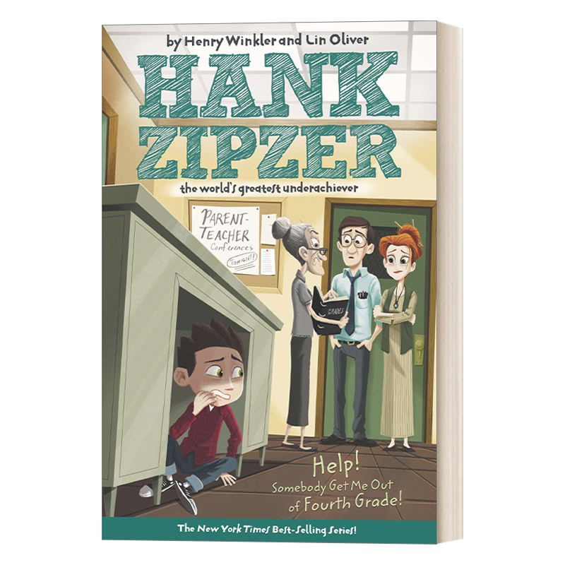 英文原版 Hank Zipzer 07 Help Somebody Get Me Out of Fourth Grade 汉克历险记7谁能把我从四年级救出来 英文版 进口英语书籍