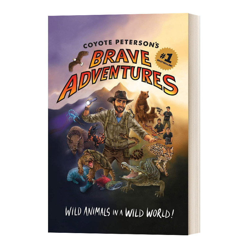 英文原版 Coyote Peterson's Brave Adventures 土狼彼得森的勇敢冒险 英文版 进口英语原版书籍儿童图书