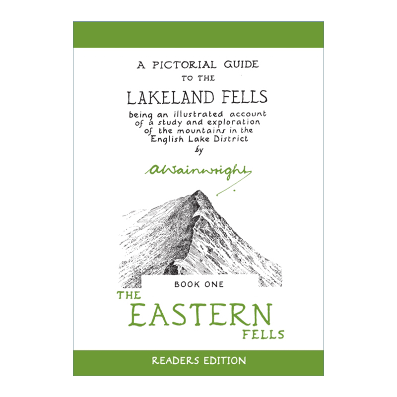 英文原版 The Eastern Fells A Pictorial Guide to the Lakeland Fells温莱特湖区瀑布图鉴东部瀑布英文版进口英语原版书籍