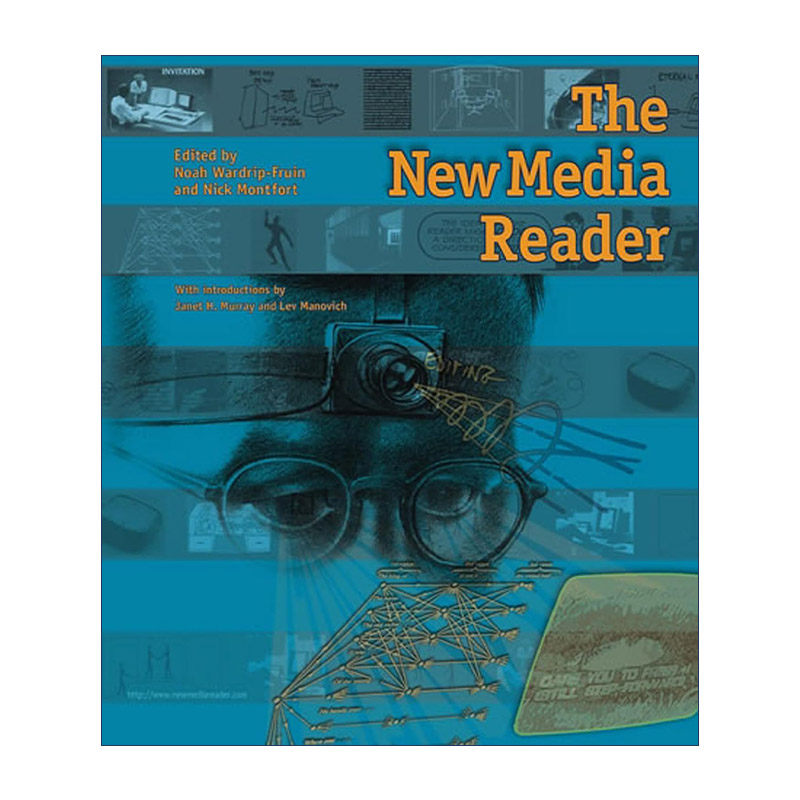 英文原版 The New Media Reader The MIT Press 新媒体读本 加州大学计算媒体教授Noah Wardrip-Fruin 精装 进口英语原版书籍