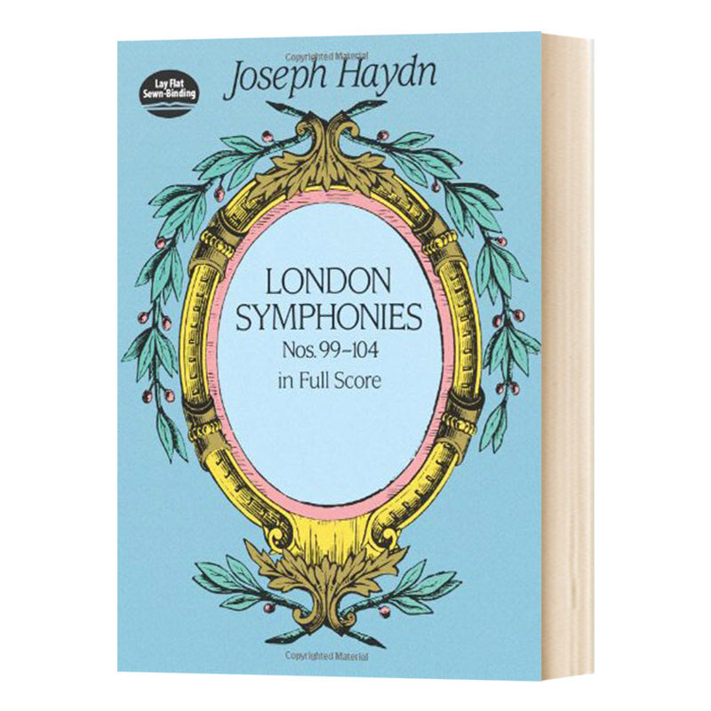 Joseph Haydn 海顿 London Symphonies Dover Publications 进口艺术 伦敦交响曲99-104号全谱 歌谱乐谱