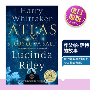 英文原版 养父帕 萨特 故事 Story 书籍 英文版 进口英语原版 The Salt Sisters Seven 七姐妹系列8 Atlas 小说