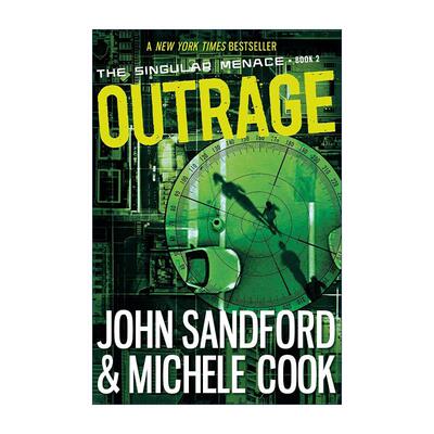 英文原版 Outrage The Singular Menace 02 奇异威胁系列2 愤怒 动作冒险小说 英文版 进口英语原版书籍