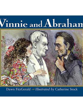 英文原版 Vinnie and Abraham 维尼与亚伯拉罕 儿童女性传记科普绘本 林肯雕塑创作者 Dawn FitzGerald 英文版 进口英语原版书籍