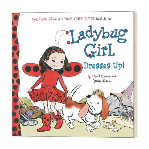 英文原版绘本 Ladybug Girl Dresses Up 瓢虫女孩盛装打扮 亲子幼儿绘本 David Soman 英文版 进口英语原版书籍