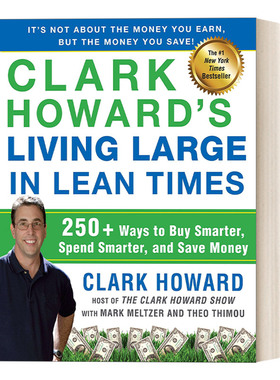 英文原版 Clark Howard's Living Large in Lean Times 在萧条时期过奢侈生活250多种更聪明地消费和省钱方法 Clark Howard 进口书