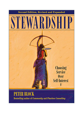英文原版 Stewardship 管理宝典 服务至上 企业管理 Peter Block 英文版 进口英语原版书籍