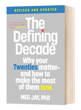 英文原版 The Defining Decade 定义十年 20岁 光阴不再来 美版 英文版