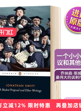 英文原版 A Modest Proposal and Other Writings 一个小小的提议和其他作品 Penguin Classics企鹅经典 英文版 进口英语原版书籍