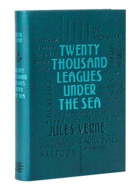 英文原版 Twenty Thousand Leagues Under the Sea 海底两万里 皮质封面 英文版