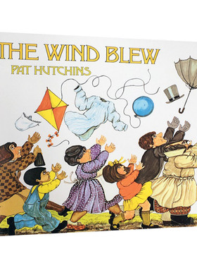 风吹起来 The Wind Blew 英文原版绘本 凯特格林纳威奖 英文版儿童英语启蒙图画故事书 进口原版书籍