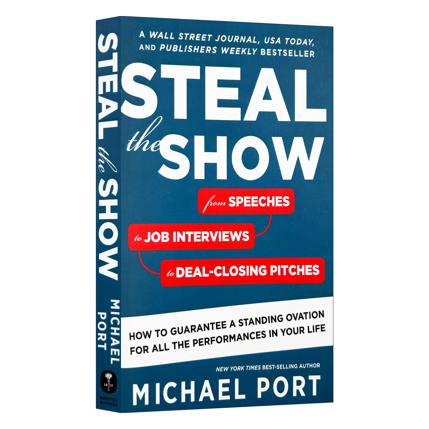 英文原版 Steal the Show 从演讲到工作面试再到交易结束 如何保证你生活中所有的表演都能得到起立鼓掌 英文版 进口英语原版书籍