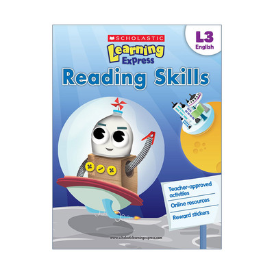 英文原版 Scholastic Learning Express L3 Reading Skills 学乐幼儿学习列车系列练习册L3 阅读能力 英文版 进口英语原版书籍