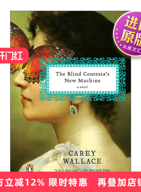 英文原版 The Blind Contessa's New Machine 盲眼女伯爵的打字机 历史小说 Carey Wallace 英文版 进口英语原版书籍