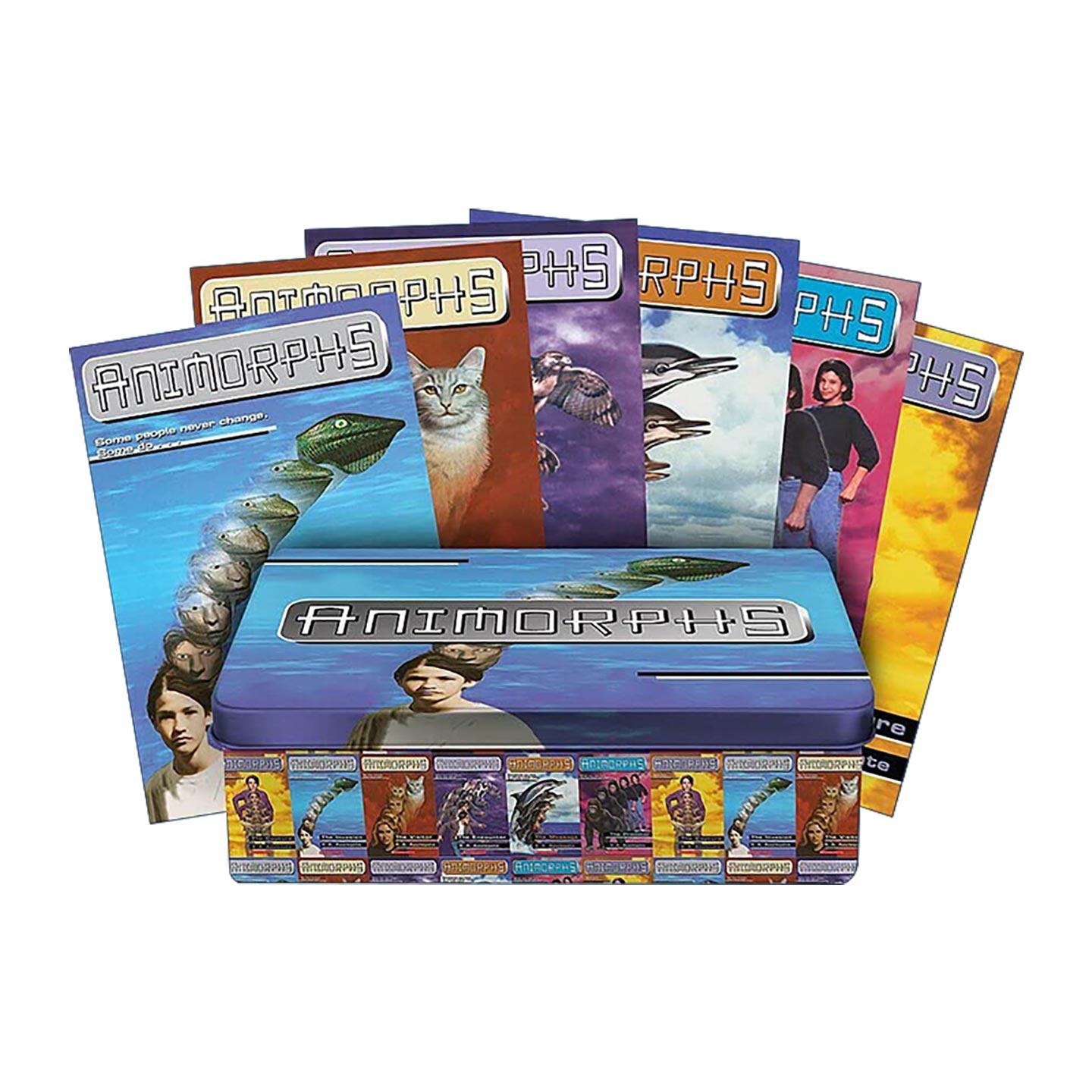 英文原版 Animorphs Retro Tin Boxset 动物变形人6本铁盒装 科幻小说 英文版 进口英语原版书籍
