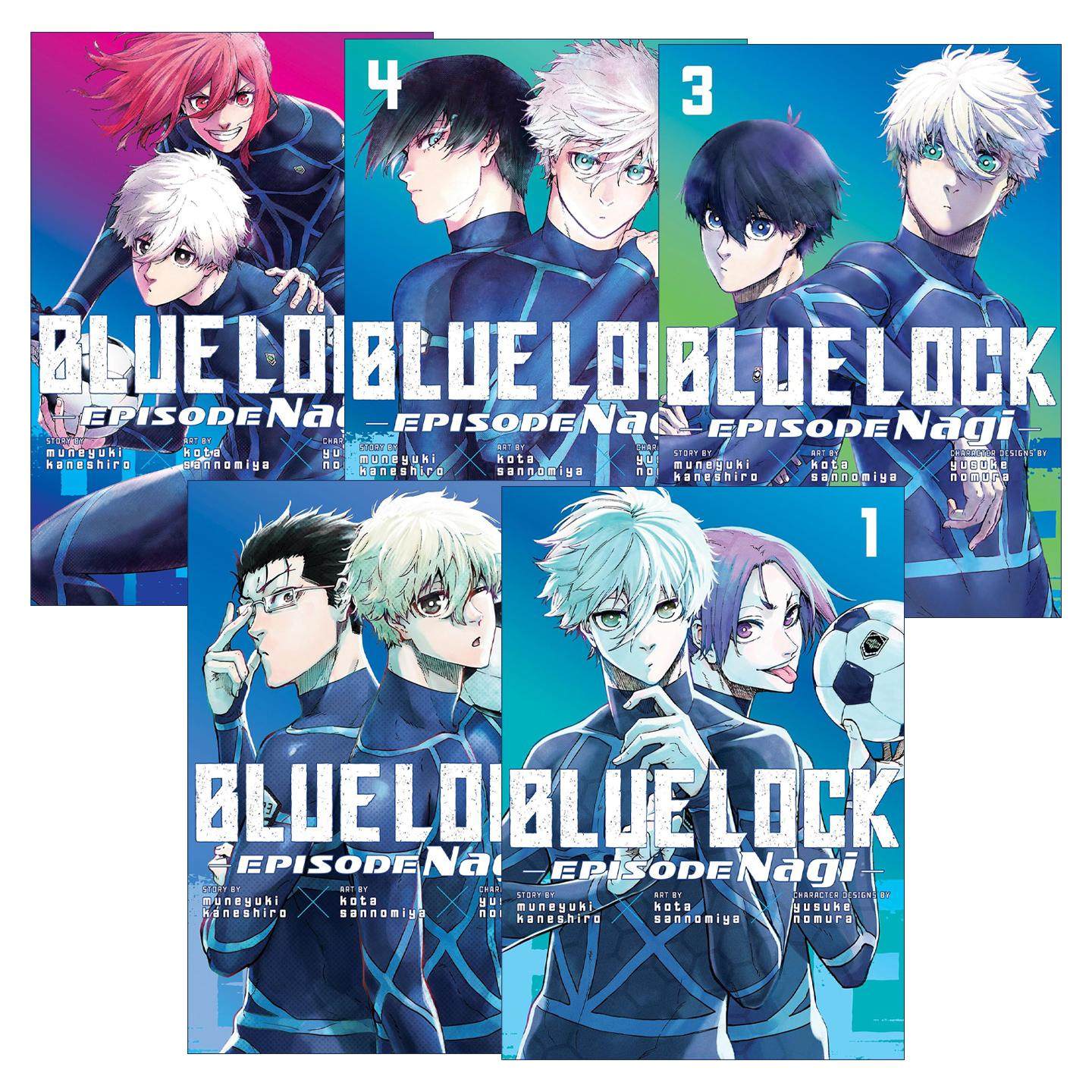 英文原版 Blue Lock Episode Nagi 蓝色禁区系列1-5册 蓝色监狱 凪 同名动漫漫画 英文版 进口英语原版书籍