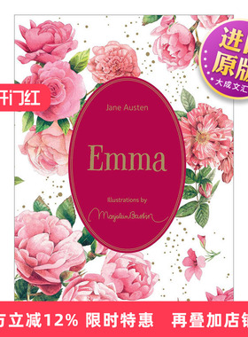 英文原版 Emma 艾玛 精装收藏 彩色插图版 插画师荷兰水彩画家Marjolein Bastin 英文版 进口英语原版书籍