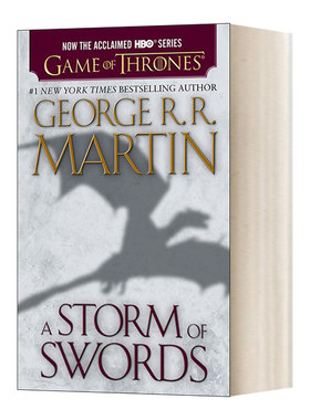 英文原版小说 A Storm of Swords A Song of Ice and Fire Book 3 冰与火之歌3 万剑风暴 影视版 简装 英文版 进口英语原版书籍