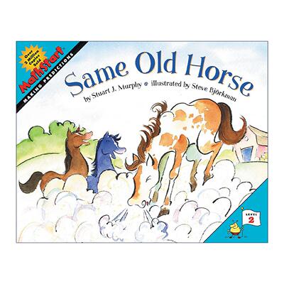 英文原版 Mathstart Level 2 Same Old Horse 数学启蒙绘本2级 英文版 进口英语原版书籍