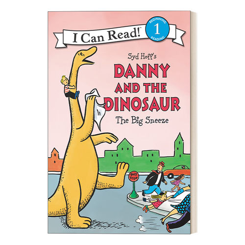 英文原版 Danny and the Dinosaur The Big Sneeze 丹尼和恐龙 I Can Read Level 1分级阅读 汪培珽书单第一阶段 英文版 进口书籍