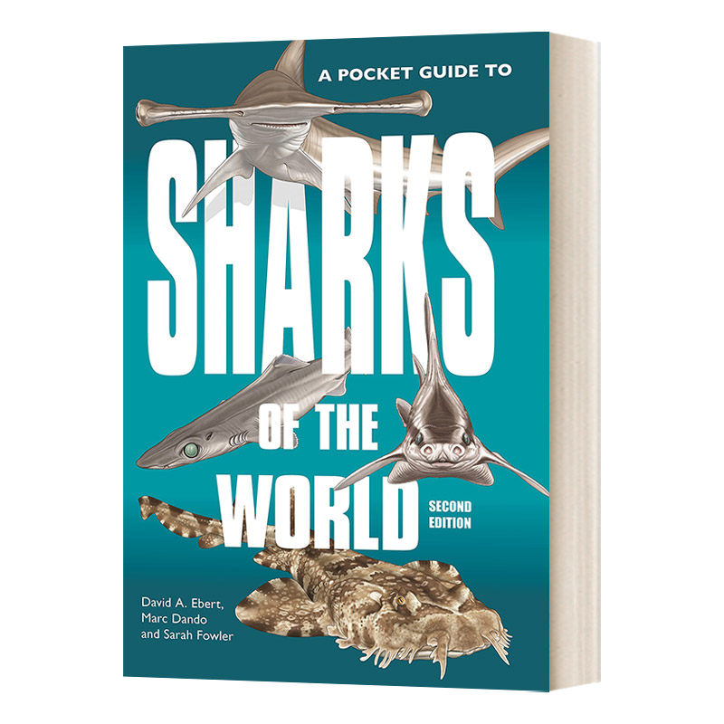 英文原版 A Pocket Guide to Sharks of the World 世界鲨鱼袖珍指南 英文版 进口英语原版书籍