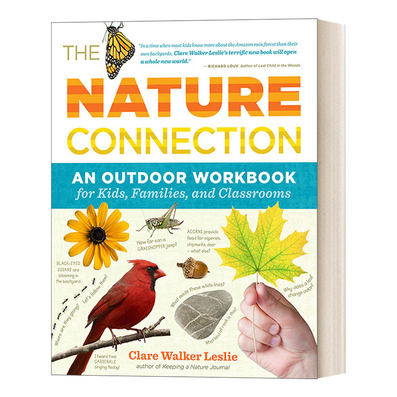 英文原版 The Nature Connection 我的自然笔记 找寻一种探索周围世界的新途径 Clare Walker Leslie 英文版 进口英语原版书籍