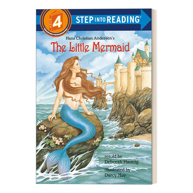 英文原版 step into reading 4 - the little mermaid 小美人鱼 英文