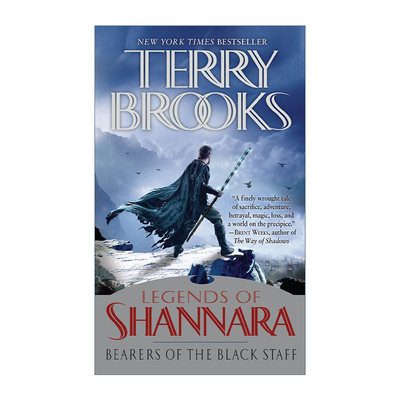 英文原版 Bearers of the Black Staff Pre-Shannara Legends of Shannara 01沙娜拉前传 沙娜拉的传说系列1 黑权杖手奇幻冒险小说