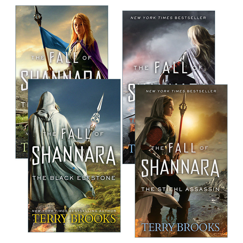 英文原版 The Fall of Shannara 沙娜拉的堕落系列4册 奇幻冒险小说 Terry Brooks 英文版 进口英语原版书籍