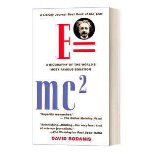 World David E=mc2 the Biography Bodanis 方程式 Most 进口英语原版 Equation 世界上著名 英文原版 书籍 Famous
