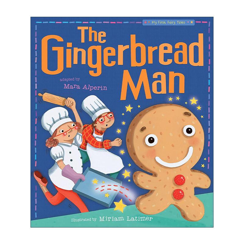 英文原版 The Gingerbread Man My First Fairy Tales 姜饼人 儿童经典童话故事绘本 Tiger Tales 英文版 进口英语原版书籍