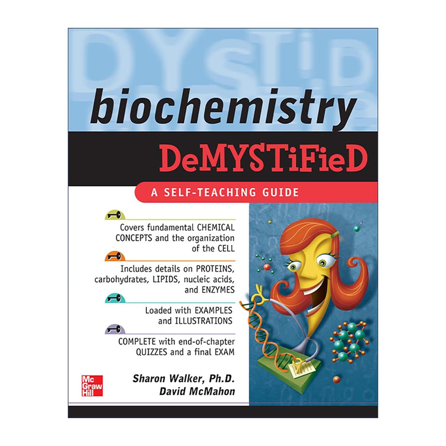 英文原版 Biochemistry Demystified 生物化学 自学向导系列 英文版 进口英语原版书籍