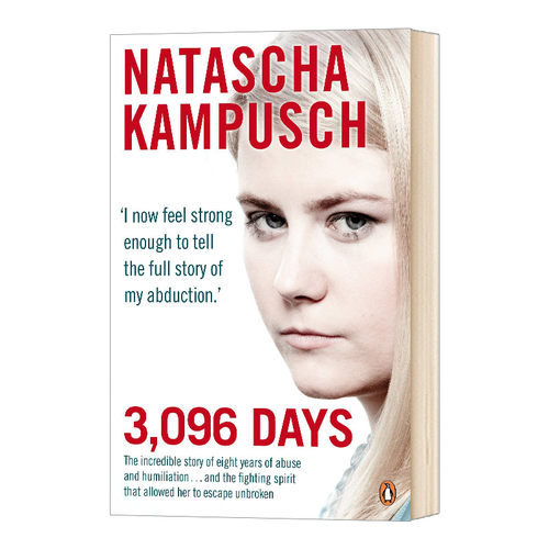 英文原版 3096 Days 3096天 囚室少女娜塔莎 Natascha Kampusch 英文版 进口英语书籍