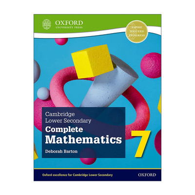 英文原版 Cambridge Lower Secondary Complete Mathematics 7 Student Book 牛津剑桥初中教材 数学学生用书7 第二版 英文版