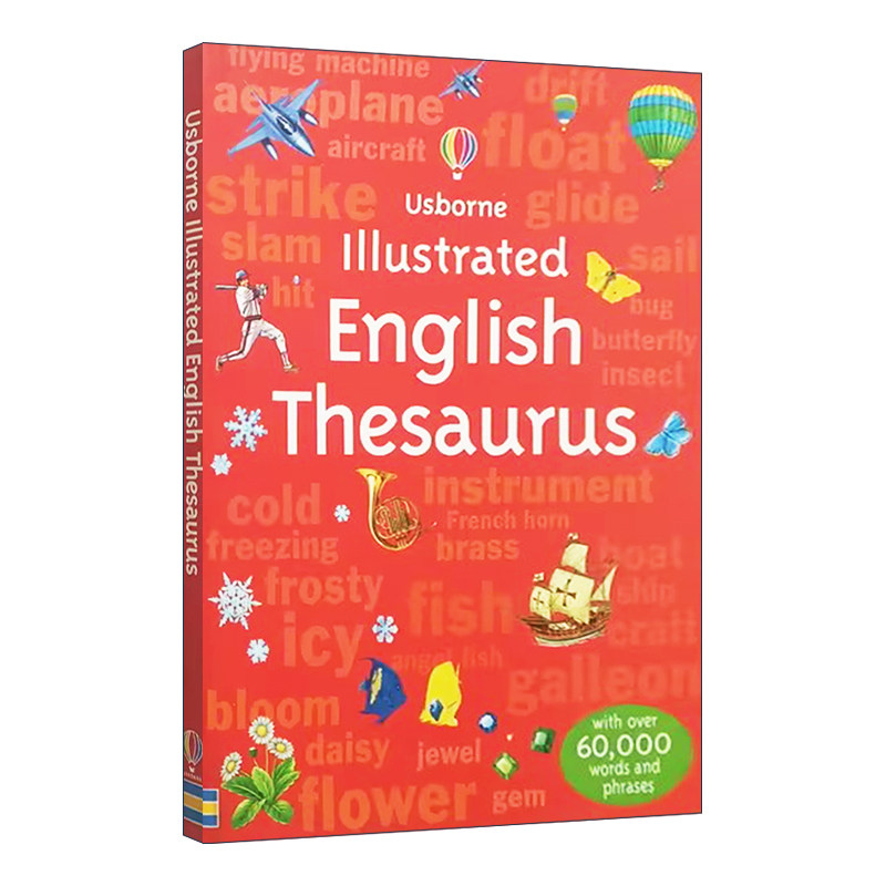 英文原版 Usborne Illustrated English Thesaurus 图解英语同义词词典 英文版 进口英语原版书籍