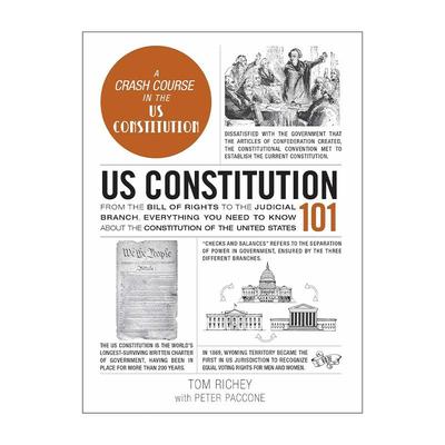 英文原版 US Constitution 101 美国宪法 精装 英文版 进口英语原版书籍