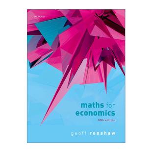 Economics 经济学数学 进口英语原版 Maths 书籍 英文版 for Renshaw 英文原版 Geoff