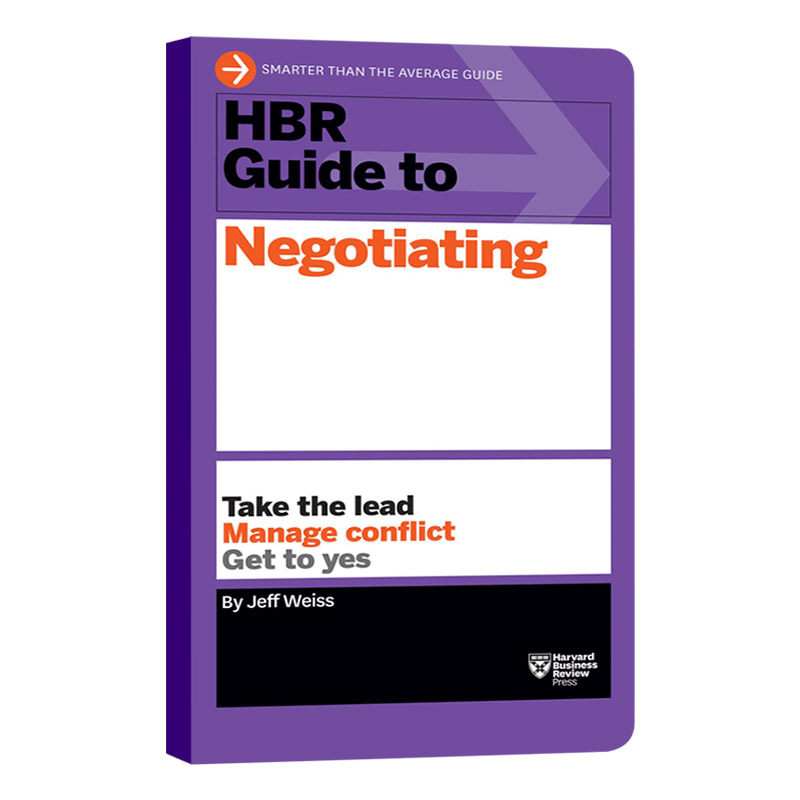 HBR Guide to Negotiating 英文原版 哈佛商业评论指南系列 协商 企业管理 英文版进口原版英语书籍