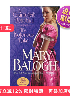 英文原版 A Counterfeit Betrothal/The Notorious Rake 假订婚真想爱 臭名昭著的浪子 二合一 历史浪漫小说 进口英语原版书籍