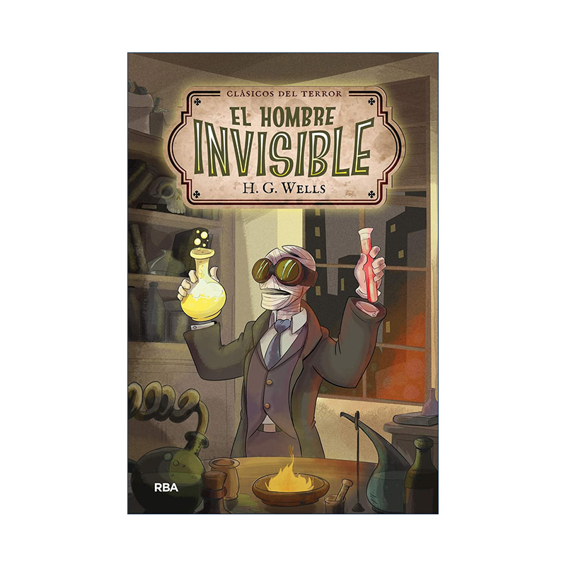 原版 El hombre invisible The Invisible Man隐身人西班牙语版 H.G.Wells乔治·威尔斯精装进口原版书籍