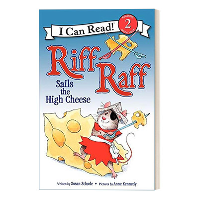 英文原版 Riff Raff Sails the High Cheese 老鼠海盗系列 I Can Read Level 2分级阅读 英文版 进口英语原版书籍