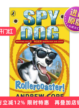英文原版 Spy Dog Rollercoaster! 狗狗特工8 Andrew Cope畅销动物冒险小说 英文版 进口英语原版书籍