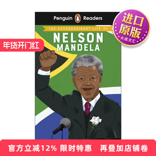 英文原版 Penguin Readers Level 2 The Extraordinary Life of Nelson Mandela ELT Graded Reader 企鹅分级阅读2级 曼德拉传