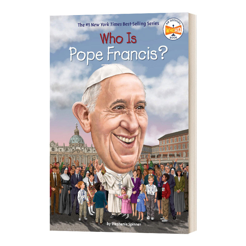 英文原版 Who Is Pope Francis 教皇弗朗西斯是谁 儿童科普故事 英文版 进口英语原版书籍