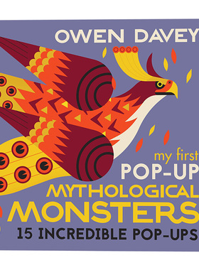 精装 英文原版 My First Pop-Up Mythological Monsters  神话动物立体书 英文版儿童图书