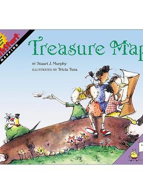 英文原版 Mathstart Level 3 Treasure Map 数学启蒙绘本3级 英文版 进口英语原版书籍