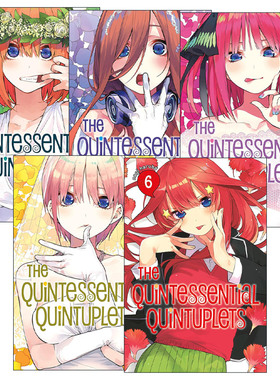 英文原版 The Quintessential Quintuplets 五等分的新娘6-10册 同名动漫漫画 春场葱 讲谈社 英文版 进口英语原版书籍